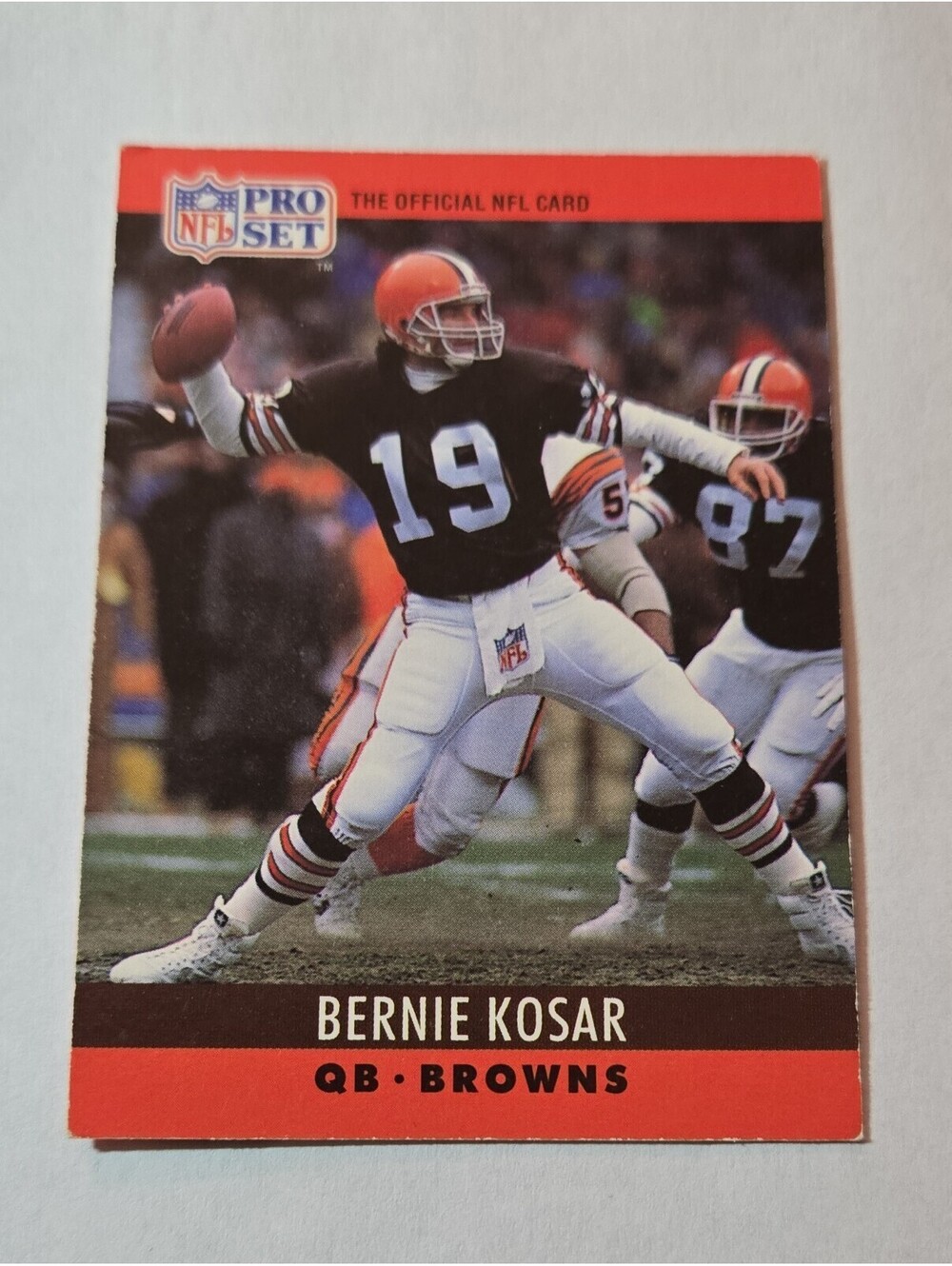 1990 Pro Set - Bernie Kosar #72